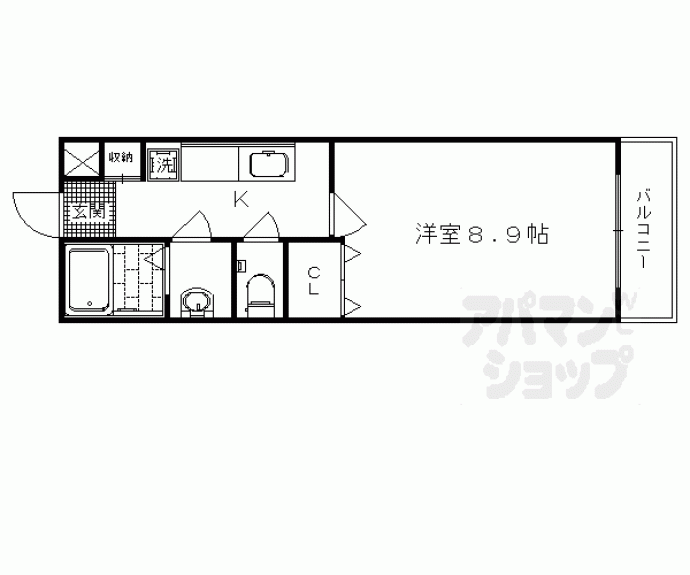 【ルシール二条】間取