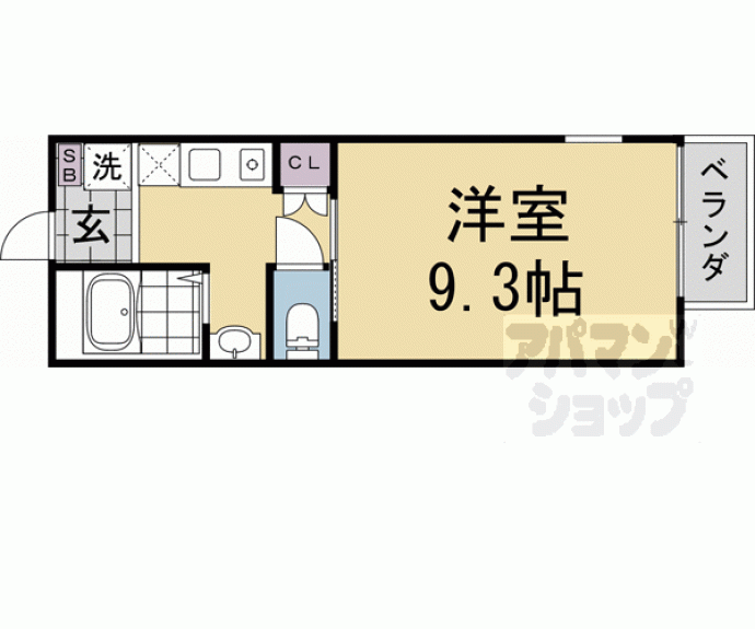 【グリーン川島】間取