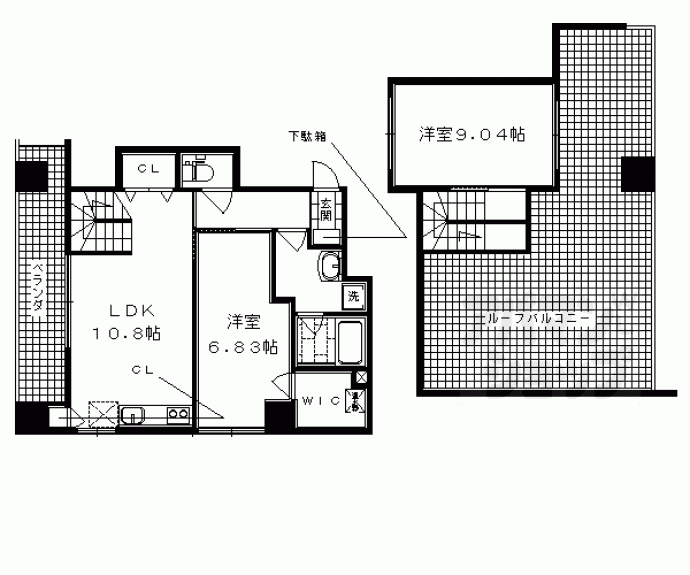 【Ｓｏｕｔｈ　Ｗｅｓｔ】間取