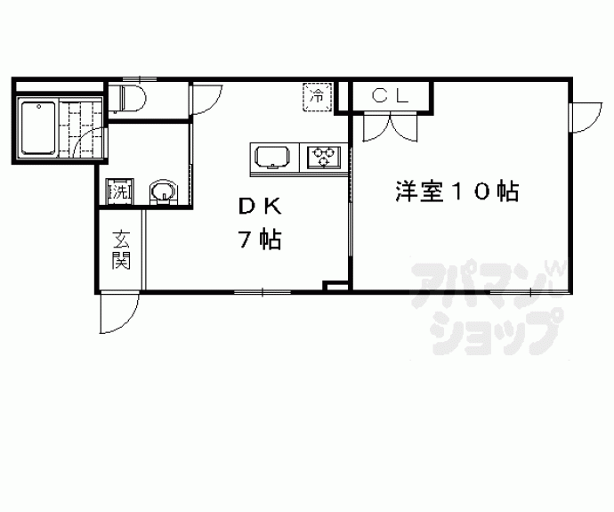 【春日マンション】間取