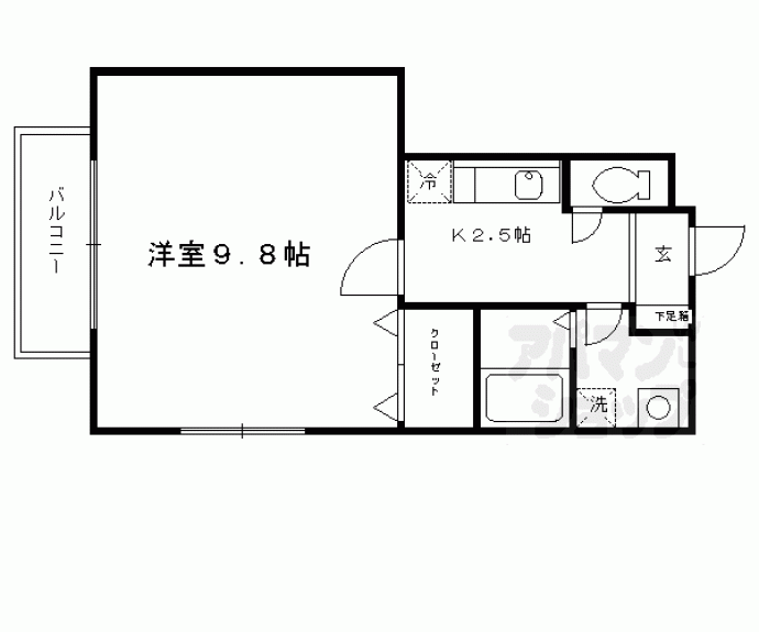 【ポレール久方】間取