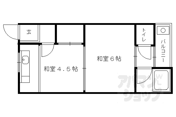 【コーポ未麗嵐山】