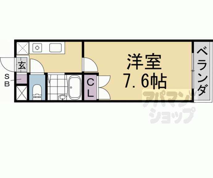 【スカイハイツ中野】間取