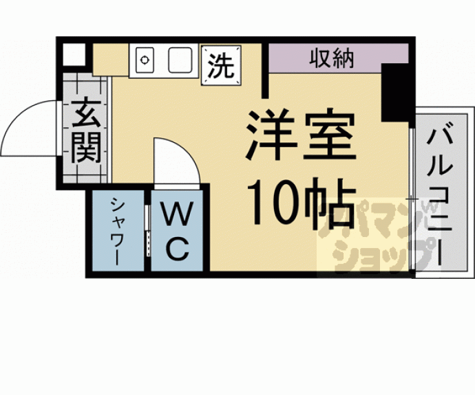 【グランタック竜安寺】間取