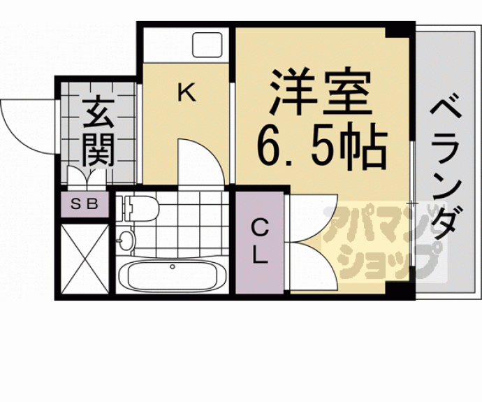 【グランタック竜安寺】間取