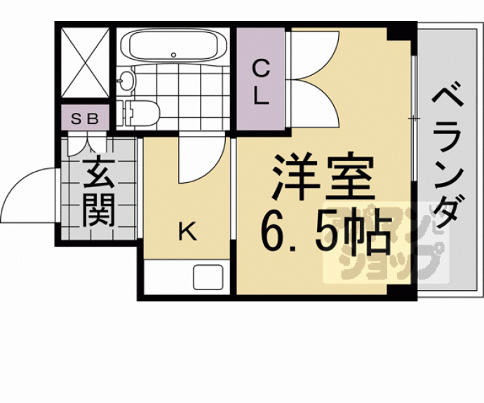 【グランタック竜安寺】間取