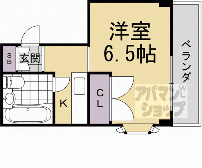 【グランタック竜安寺】間取