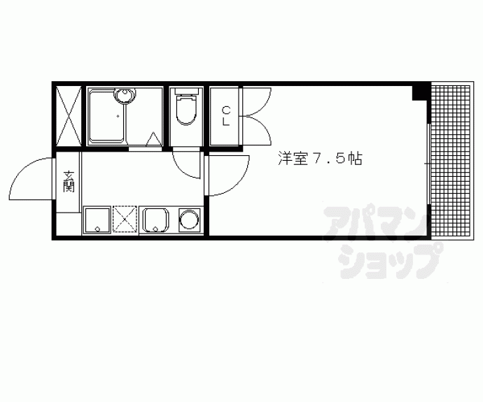 【グランドール中蔵】間取