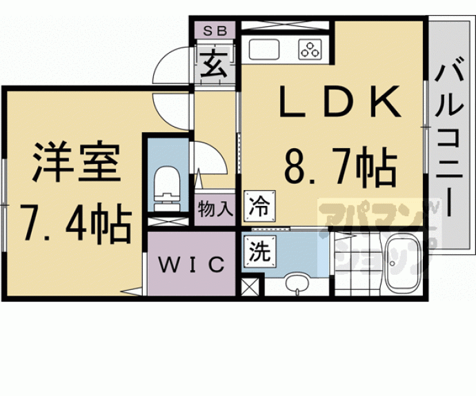 【シャンポール雅】間取