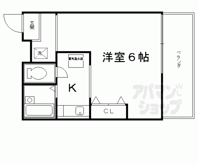 【サーティフル新二条】間取