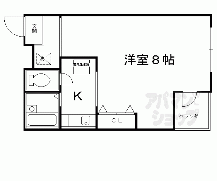 【サーティフル新二条】間取