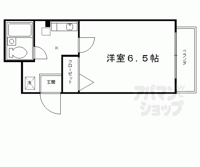 【ＣＡＳＡ聚楽】間取