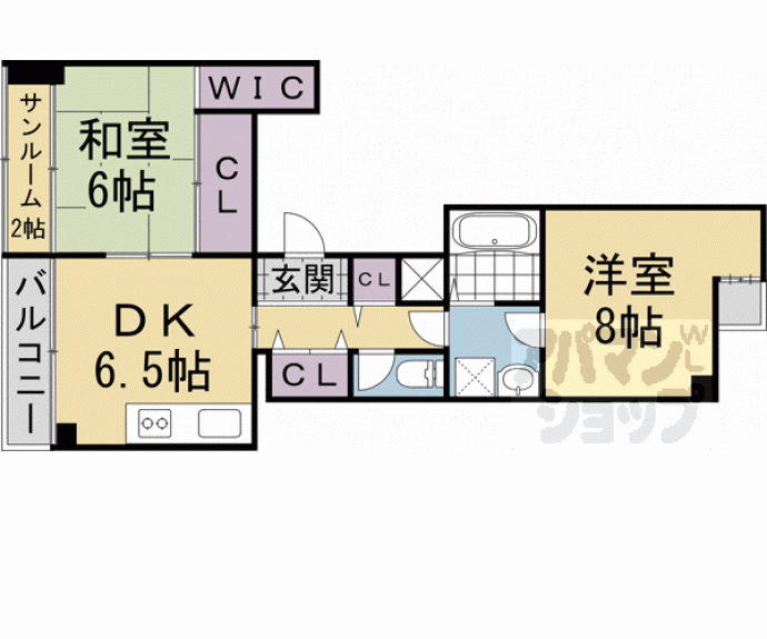 【CASA聚楽】間取