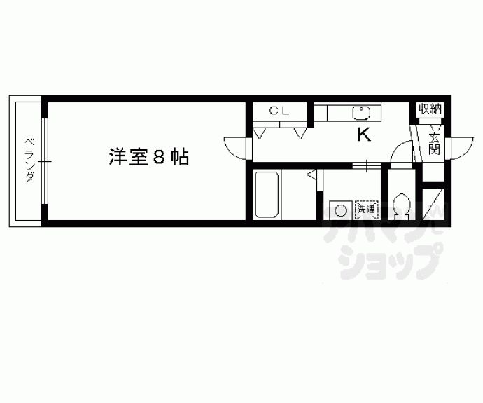 【ジュピター桂】間取