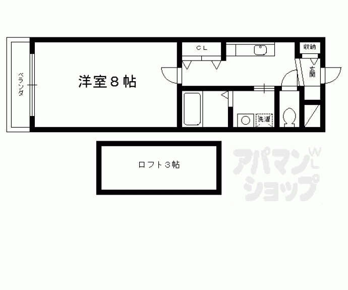 【ジュピター桂】間取