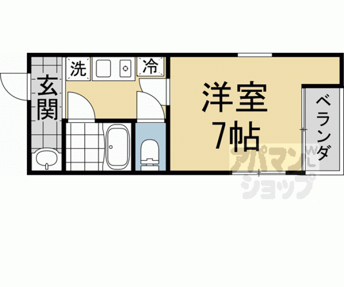 【北野ビューハイツ】間取