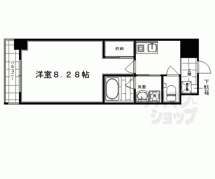 【ファーストコート五条新町】間取