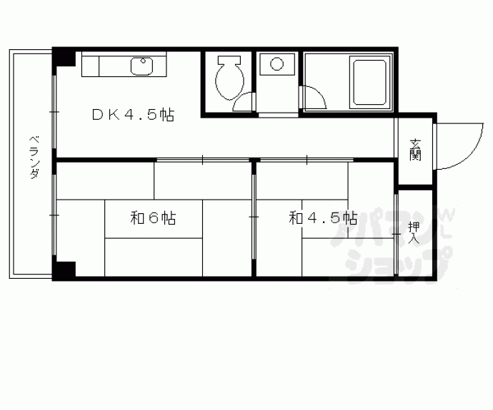 【ＬＡ　ＶＩＴＡ】間取