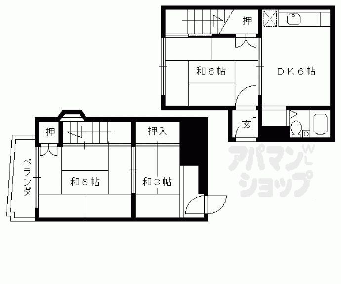 【リエール北野】間取