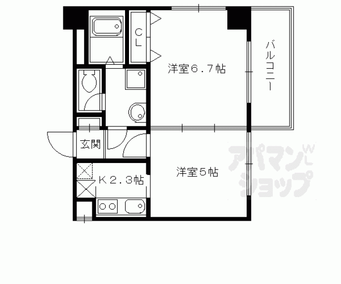 【ベルシャンブル】間取
