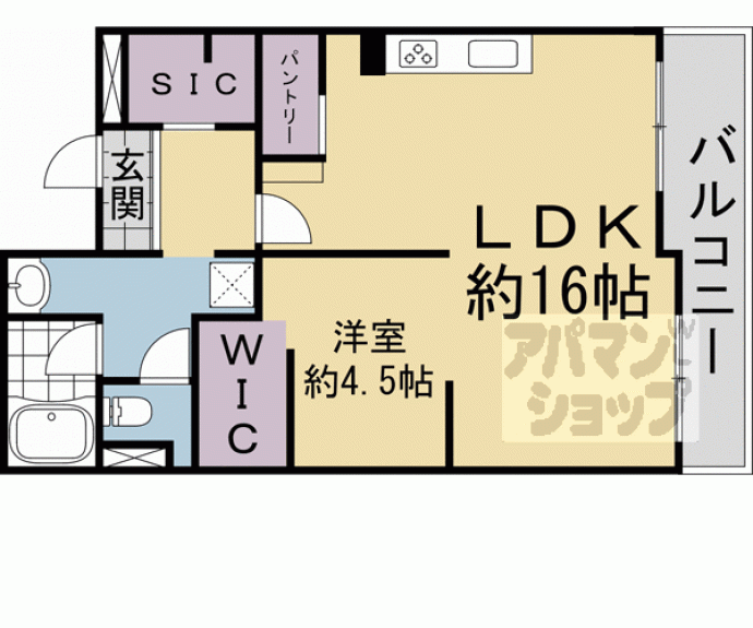 【シャルマンコーポ円町】間取