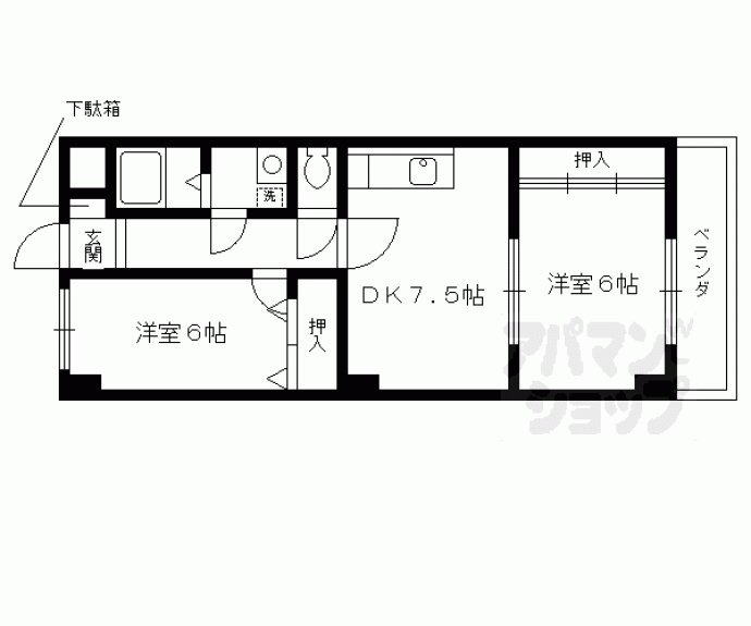 【ＦＯＲＵＭ東向日】間取