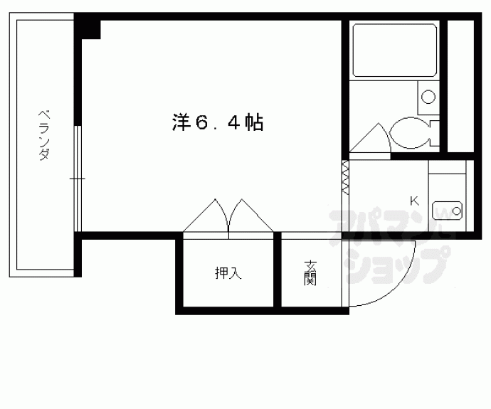 【フラット６】間取