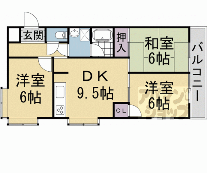 【キャッスルササイ】間取