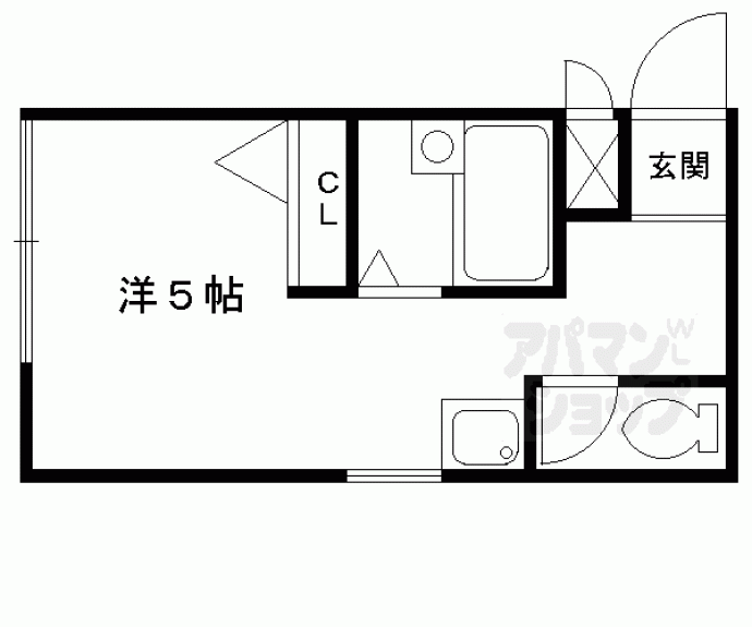 【ウエストロードハイツ坂本】間取