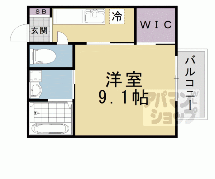 【ヴィラージュ桂】間取