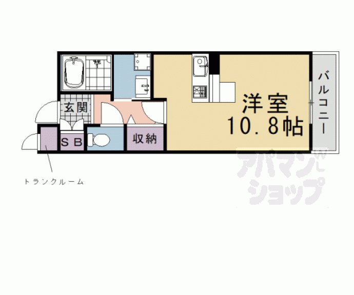 【ル・ソレイユ桂川】間取