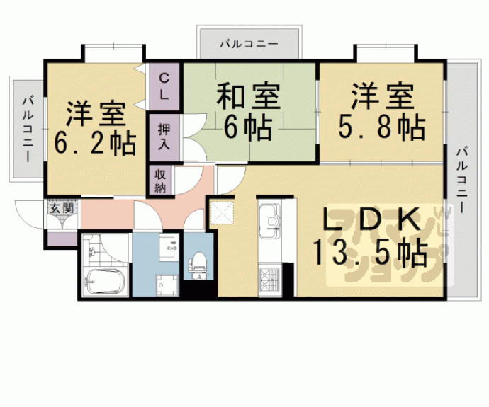【アーバンサクセス】間取