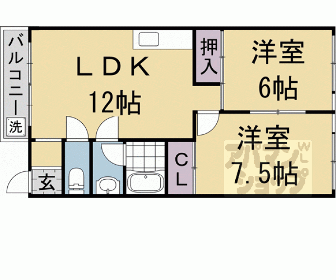 【ドエル四条】間取