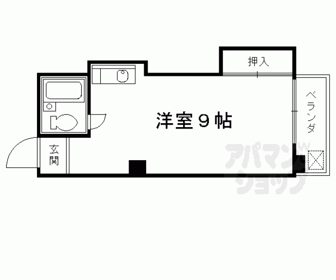 【TwinView西大路】間取