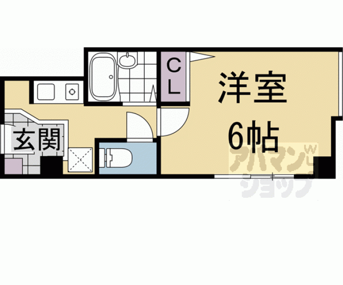【エントランスライフ白梅町】間取