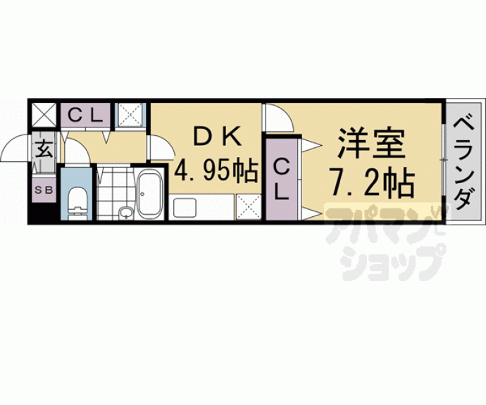 【アドバンス桂】間取