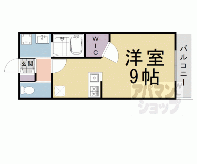 【パレスサイド桂】間取