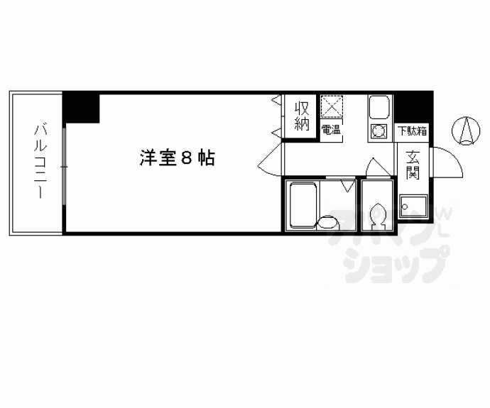 【ＳＵＮＶＩＳＴＡ四条】間取