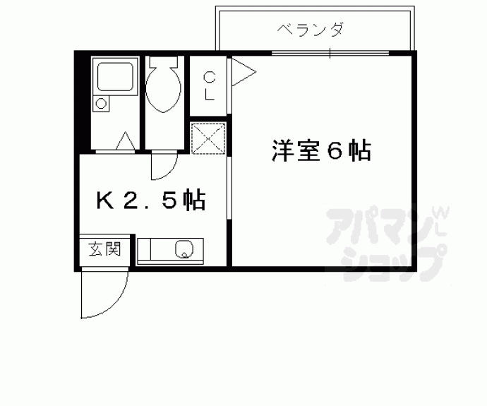 【アンシャンテ上桂】間取