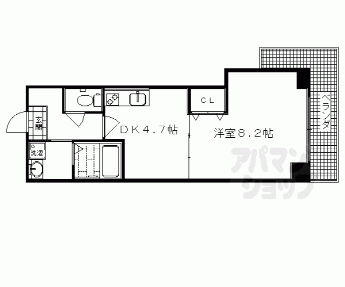 【セラヴィ新丸太町】間取