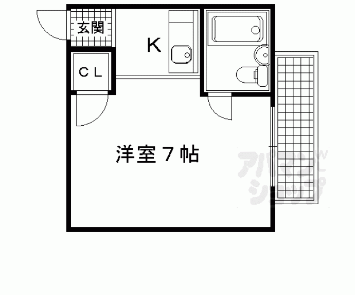 【クローバー北野】間取