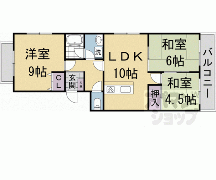 【フォルム桂】間取