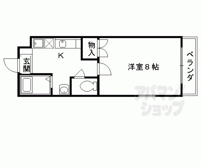 【龍安寺コープ】間取