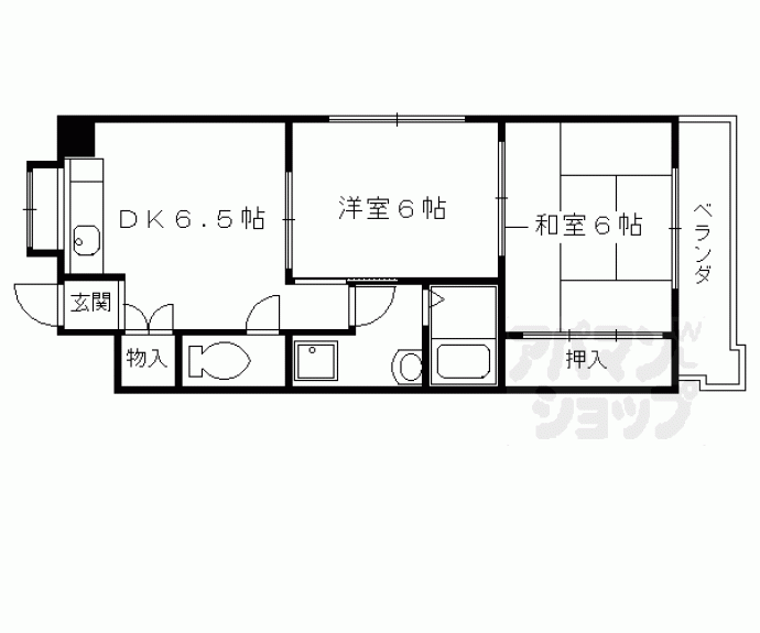 【ＶＩＬＬＡ御堂殿】間取