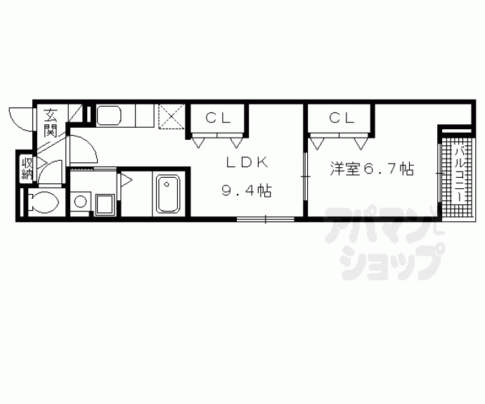 【グランディオーズ桂】間取