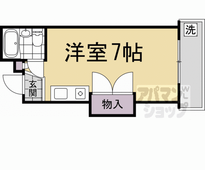 【シェール西ノ京】間取