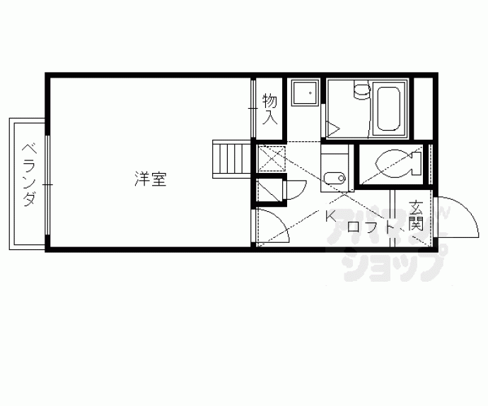 【レオパレスルーチェ】間取