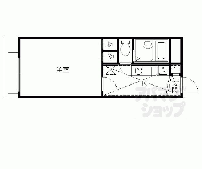 【レオパレスＳＡＮＷＡ】間取