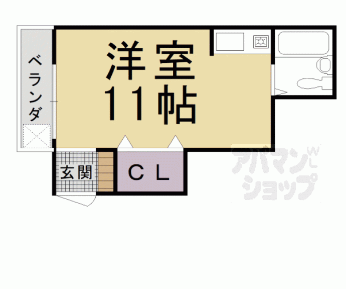 【プチハウス太秦】間取