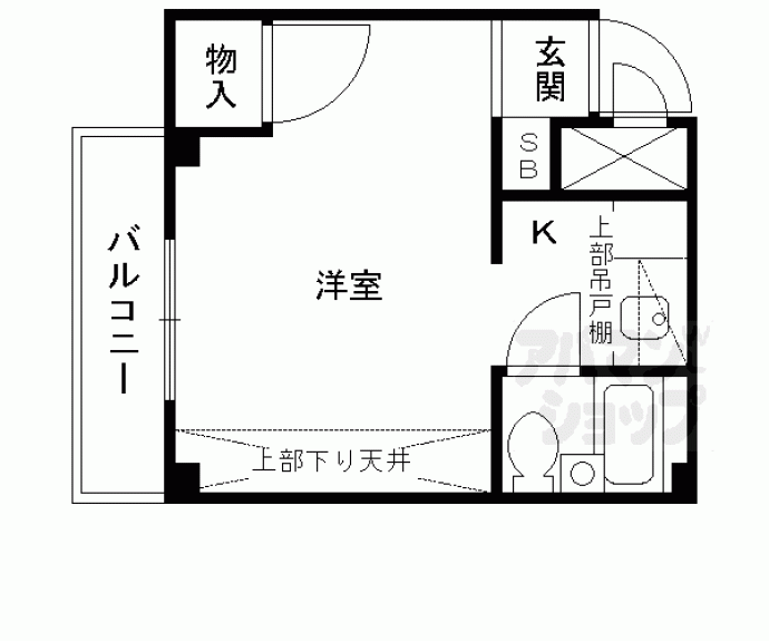 【アールグランツ西院】間取